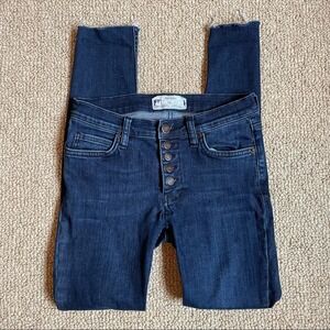 {Free People} Button Fly Jeans